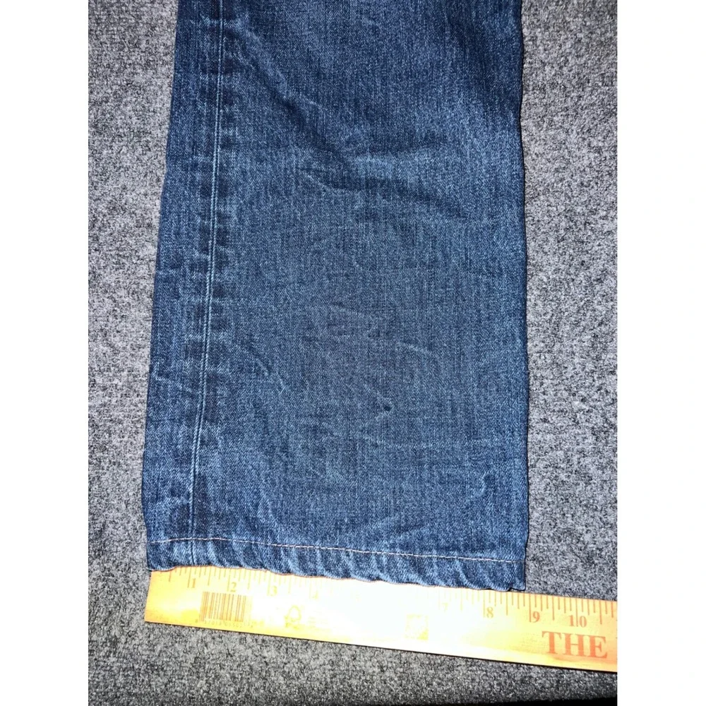 Polo Ralph Lauren Mens Jeans 38x30 Blue Denim Dark Wash Straight Leg 41381